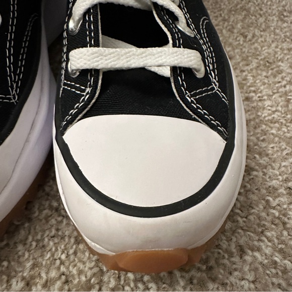 Converse Women's Black High-Top Run Star Hike Sneakers - Picture 5 of 11